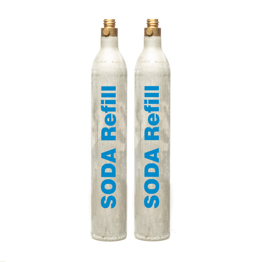 60l CO2 Refill - 2 Cylinders, Sodastream, Aarke, Philips, Quooker